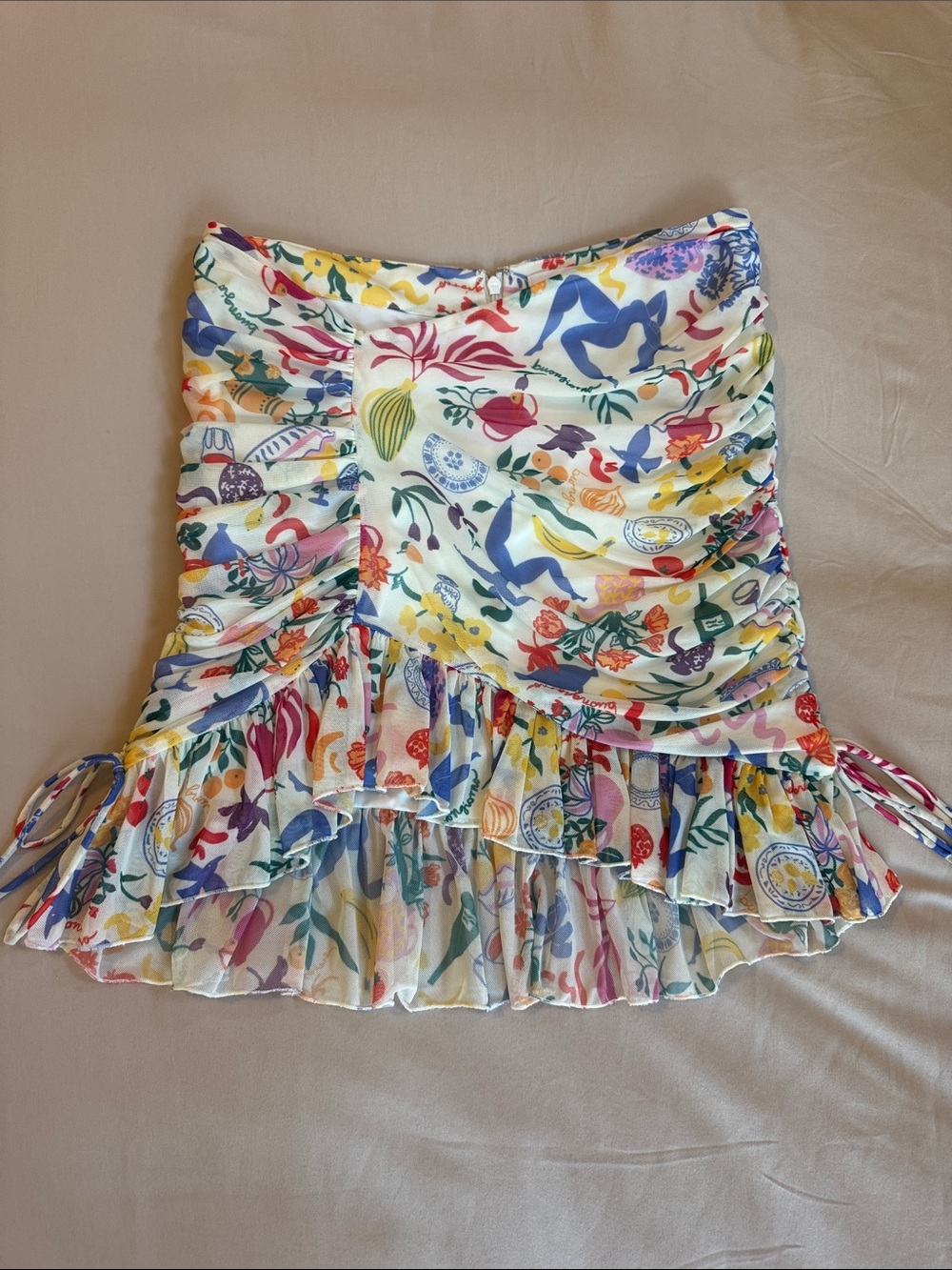 LPA Vitoria Mini Skirt - color: Buongiorno Multi